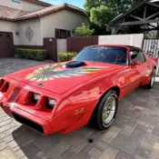 1980 Pontiac Trans Am Coupe Red Sport Coupe