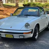 1980 Porsche 911 SC Targa  White  95,509 Miles