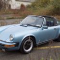 1980 Porsche 911 Targa 94278 Miles, 94278 Miles Light Blue Metallic   Manual