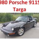 1980 Porsche 911SC Targa -- California Car since new