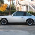 1980 Porsche 911SC Targa, Silver with Black interior. Blue Plate California Car