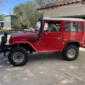 1980 Toyota Land Cruiser 40 Red 40 Series 2 Dr