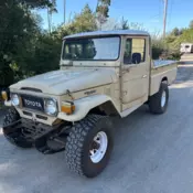 1980 Toyota Land Cruiser Pickup Brown fj45