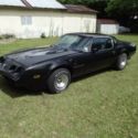 1980 Turbo Trans Am T TOPs with a 1972 pontiac 350 engine, oraginal paint black