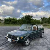1980 Volkswagen Rabbit Convertible Green m-TDI diesel