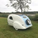 1980 Volkswagen Teardrop Trailer Hatchback White RWD Automatic Teardrop Trailer