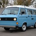 1980 Volkswagen Westfalia  3,800 Miles Blue Van 2.3L Manual