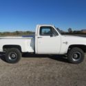 1981 81 CHEVROLET CHEVY 4X4 SHORT WHEEL BASE STEP SIDE C20 TRUCK
