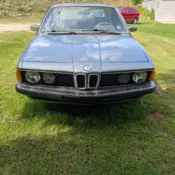 1981 BMW 7 Series Sedan Blue 745i