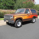 1981 Bronco Trailer Special pkg with rare Chromatic Tape stripe and factory CB