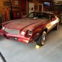 1981 Camaro T Top 4 Speed Red Project Car or Donor - Solid Body Good Frame Rails