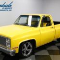 1981 Chevrolet C10 Scottsdale 15672 Miles Yellow Pickup Truck 350 V8 3 Speed Aut