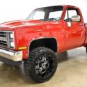 1981 Chevrolet C/K 10 Series K10 2dr 4WD Standard Cab SB 46,150 Miles Red Pickup