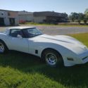 1981 Chevrolet Corvette Coupe White RWD Automatic red