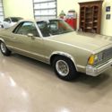 1981 CHEVROLET EL CAMINO 3.8L 6CYLINDER GOLD WITH TAN INTERIOR WITH 6150 MILES