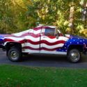 1981 Chevrolet Siverado 3500 Custom built American Flag Truck