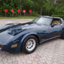 1981 Corvette Number Matching 350 4 Speed Rare Dark Blue and Saddle Int Restored