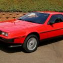 1981 DeLorean DMC-12 Gullwing Ferrari Red 7,150 Actual Miles