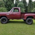 1981 Dodge Power Ram, 4x4 Step Side, 4 Speed Manual , Slant 6 - 3.7 225ci