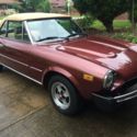 1981 Fiat 124 Spider all original except paint job.
