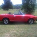 1981 Fiat Spyder 2000 Convertible,Pinion Farina41,500 miles. Pristine condition.