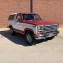1981 Ford Bronco SUV Red 4WD Automatic U100