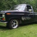 1981 Ford F100 tube A arms lowered 16inch rims Southern Mild Built Truck 300-6