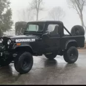 1981 Jeep CJ SUV Black CJ8