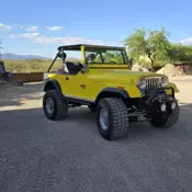 1981 Jeep CJ SUV Yellow CJ7