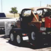 1981 Jeep CJ7 Laredo chevy 350 cu.in w/R700 w/od auto trans.