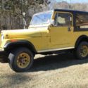 1981 Jeep CJ7 one owner / hardtop 4 speed / Factory Yellow