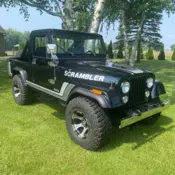 1981 Jeep Scrambler SUV Black CJ8