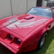 1981 Pontiac Firebird Coupe Red TRANS AM