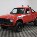 1981 Red HILUX RESTORED RARE SHORT BED AC!