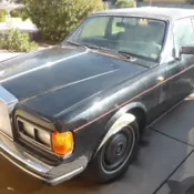 1981 ROLLS ROYCE SILVER SPUR BLACK 84K MILES V8 AS IS