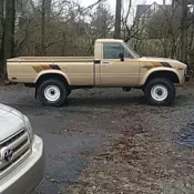 1981 Toyota Hilux RN48 Deluxe Tan 4x4 Pickup