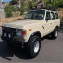 1981 Toyota Land Cruiser 4WD 4dr Utility 155,308 Miles Tan  Straight 6 Cylinder