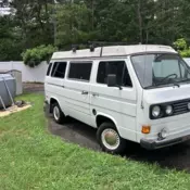 1981 Volkswagen Vanagon White CAMPER