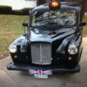 1981Shiny black taxi Austin FX4 London Taxi