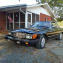 1982 380sl Mercedes Benz convertible coupe Original black