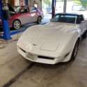 1982 Chevrolet Corvette  88000 Miles White  8 Cyl, Automatic