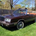 1982 Chrysler Lebaron Medallion Convertible / Time Capsule!