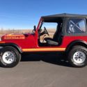 1982 CJ-7 RENEGADE ONLY 70K WITH RARE ORIENTAL RED PAINT CODE
