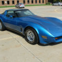 1982 Corvette Low Mileage Rare Bright Blue Automatic Crossfire Great Shape! C3