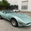 1982 Corvette NO RESERVE #&#039;s matching, RARE silver green