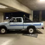 1982 Datsun 720 Pickup Blue 720 4x4 King Cab