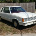 1982 Dodge Aries Sedan White FWD Automatic SE