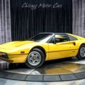 1982 Ferrari 308 GTS Convertible Yellow 17K Mi Full Documentation Fresh Service!