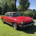 1982 Fiat 124 Convertible Red RWD Manual SPIDER