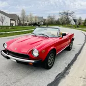 1982 Fiat 124 Red SPIDER